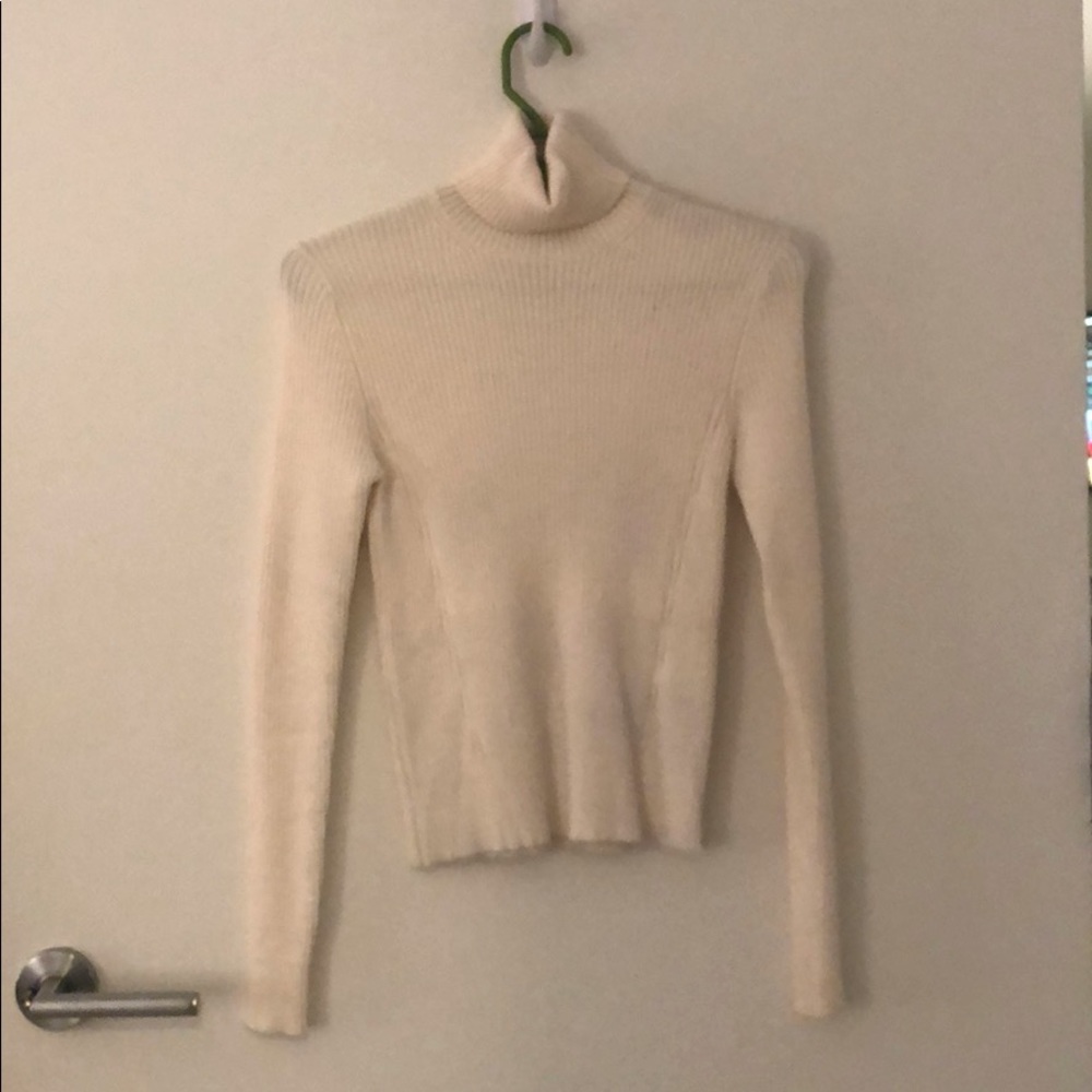 Ivory turtle neck